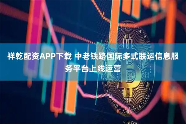 祥乾配资APP下载 中老铁路国际多式联运信息服务平台上线运营