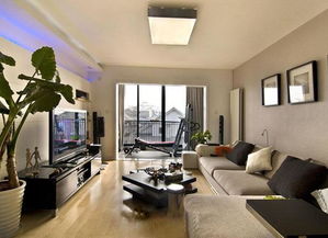 现代风格三居室客厅沙发背景墙装修效果图现代风格吊顶图片